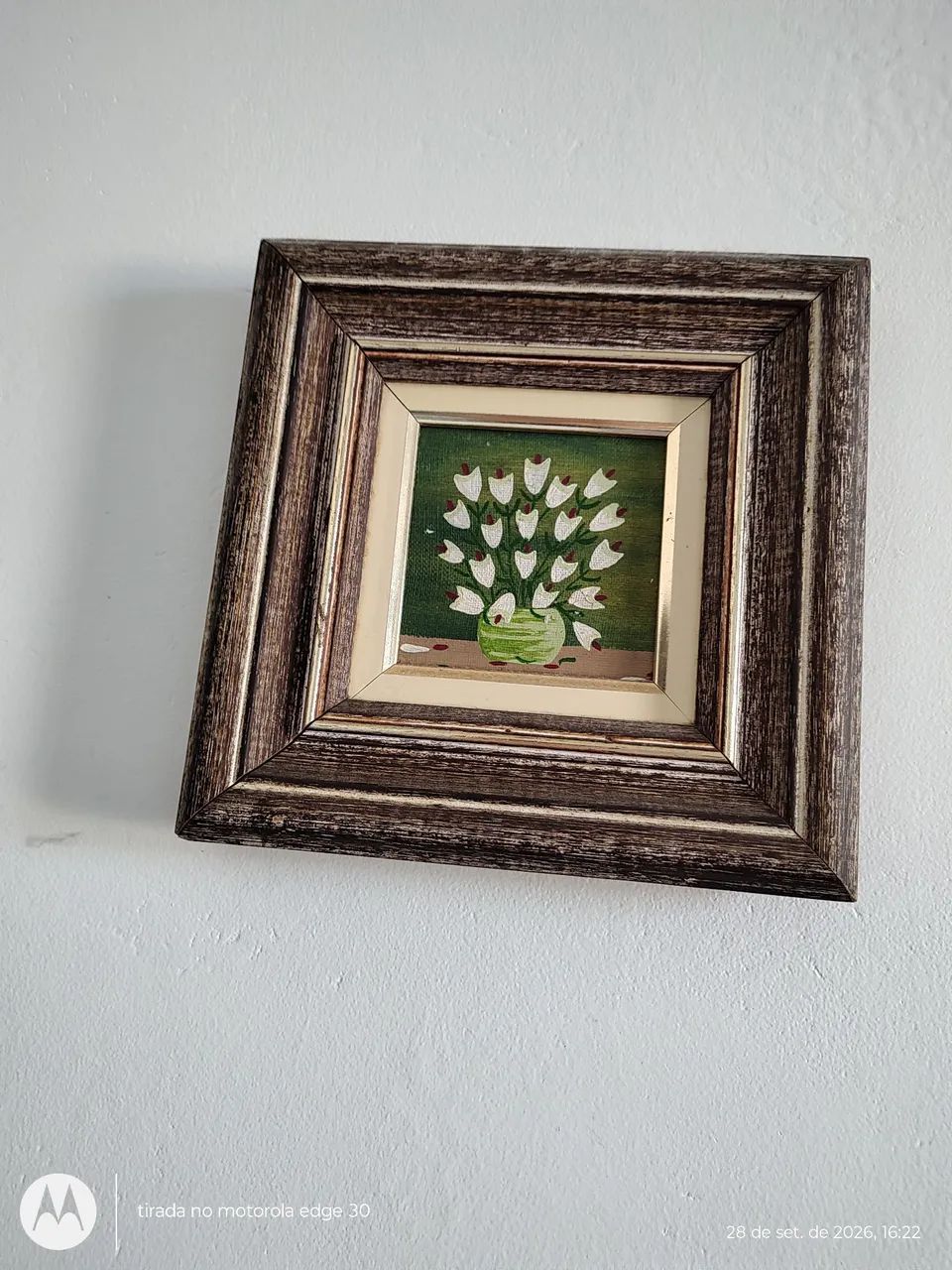 Produtos diversos, quadros, telefone, batedeira e discos - Foto 4