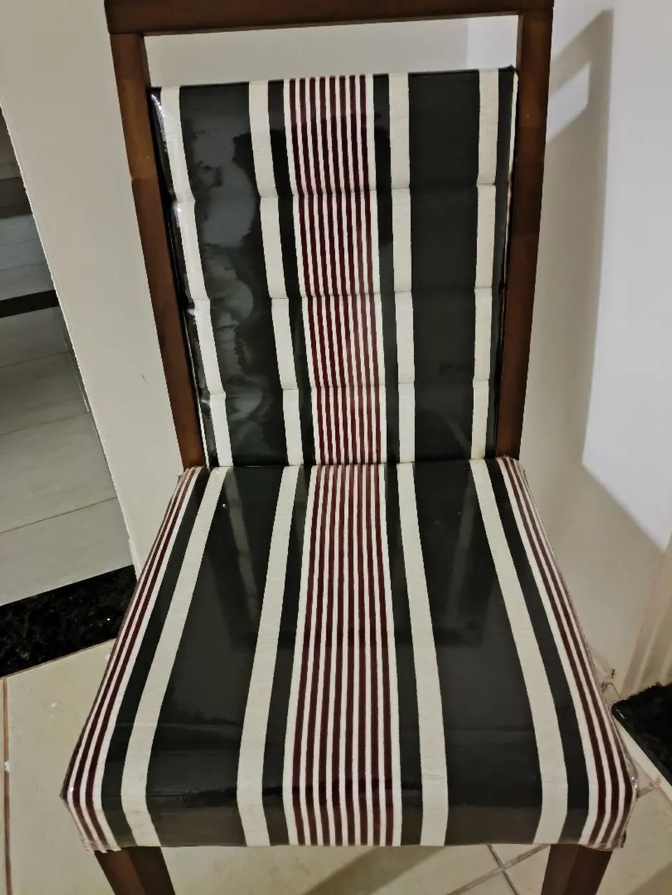 Cadeira de jantar estofada - Foto 2