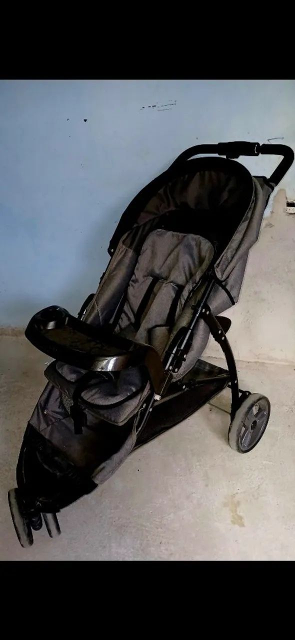Carrinho com bebê conforto e suporte  - Foto 2