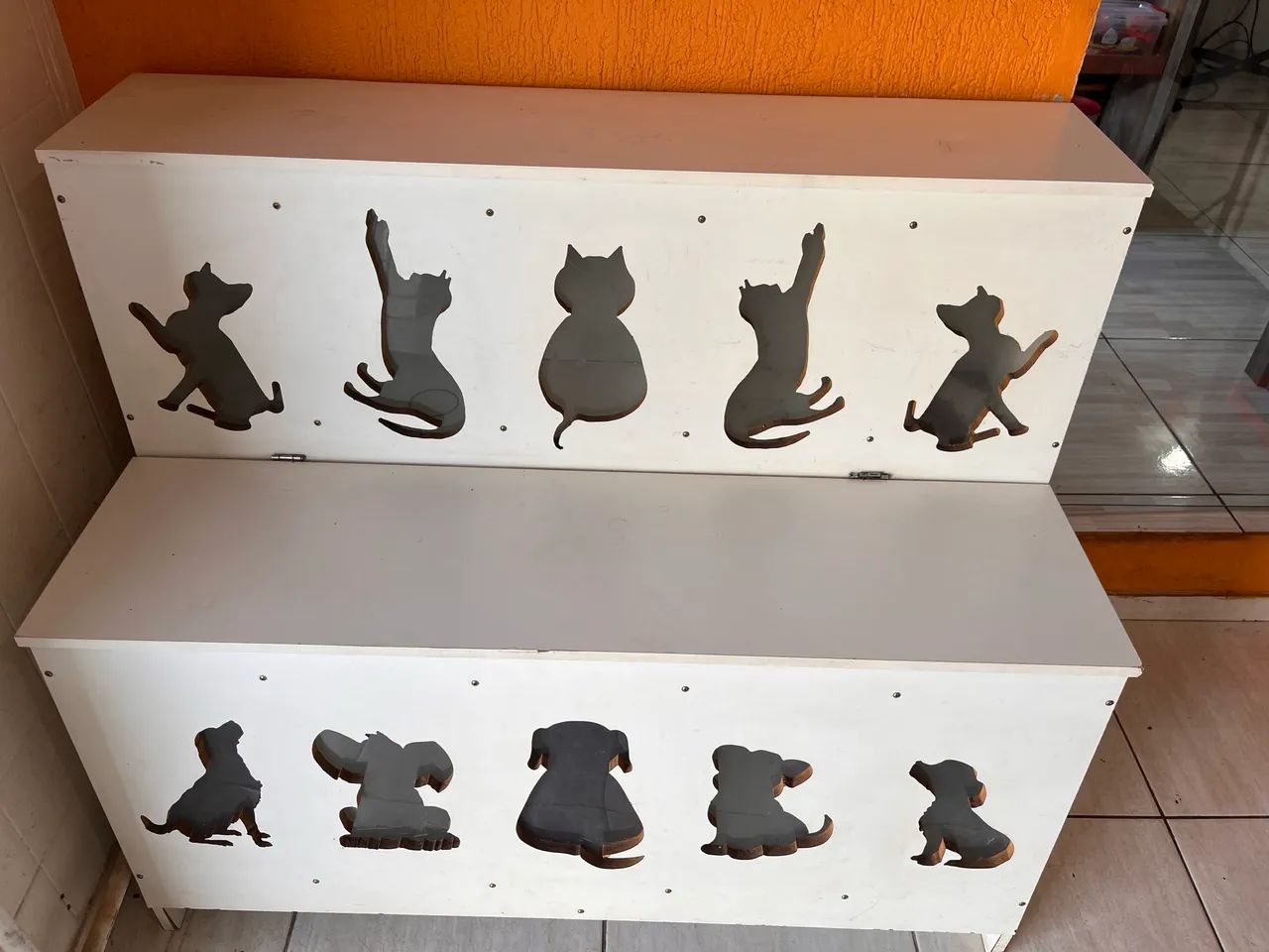 Expositor de ração pet box 