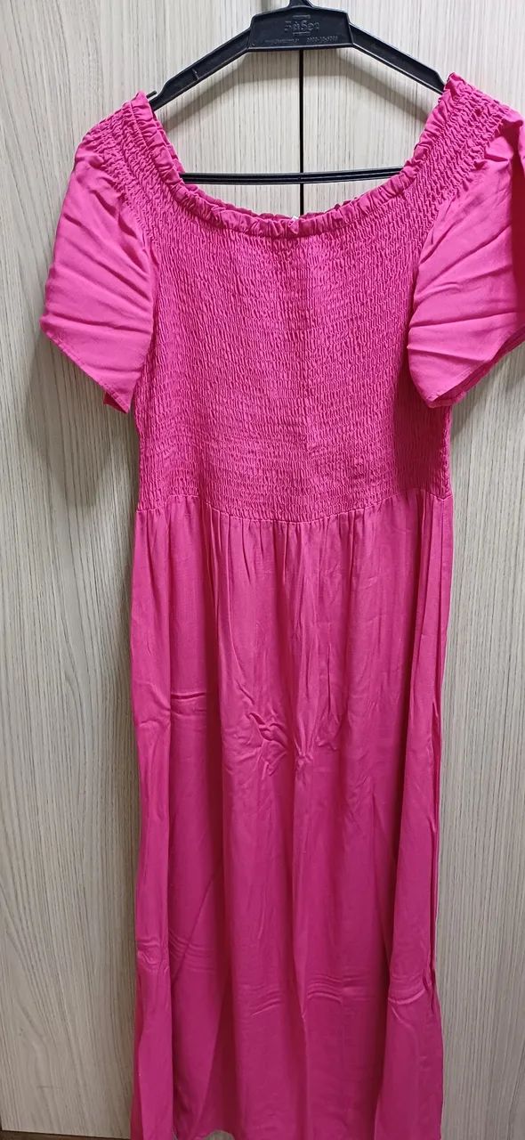 Vestido longo G Aishty c/elastec - Foto 2