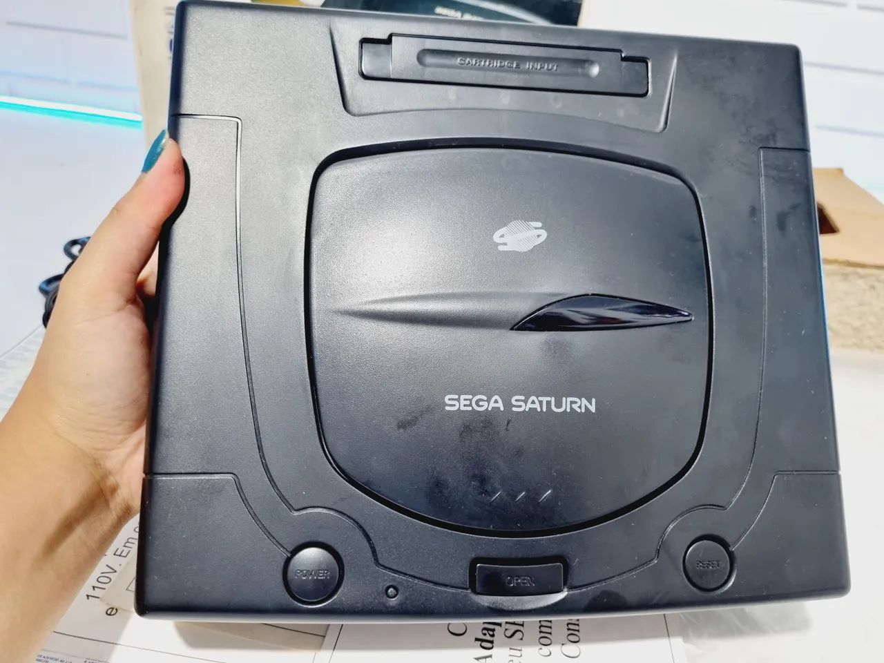 445- (PRETO) CONSOLE SEGA SATURN  - Foto 3