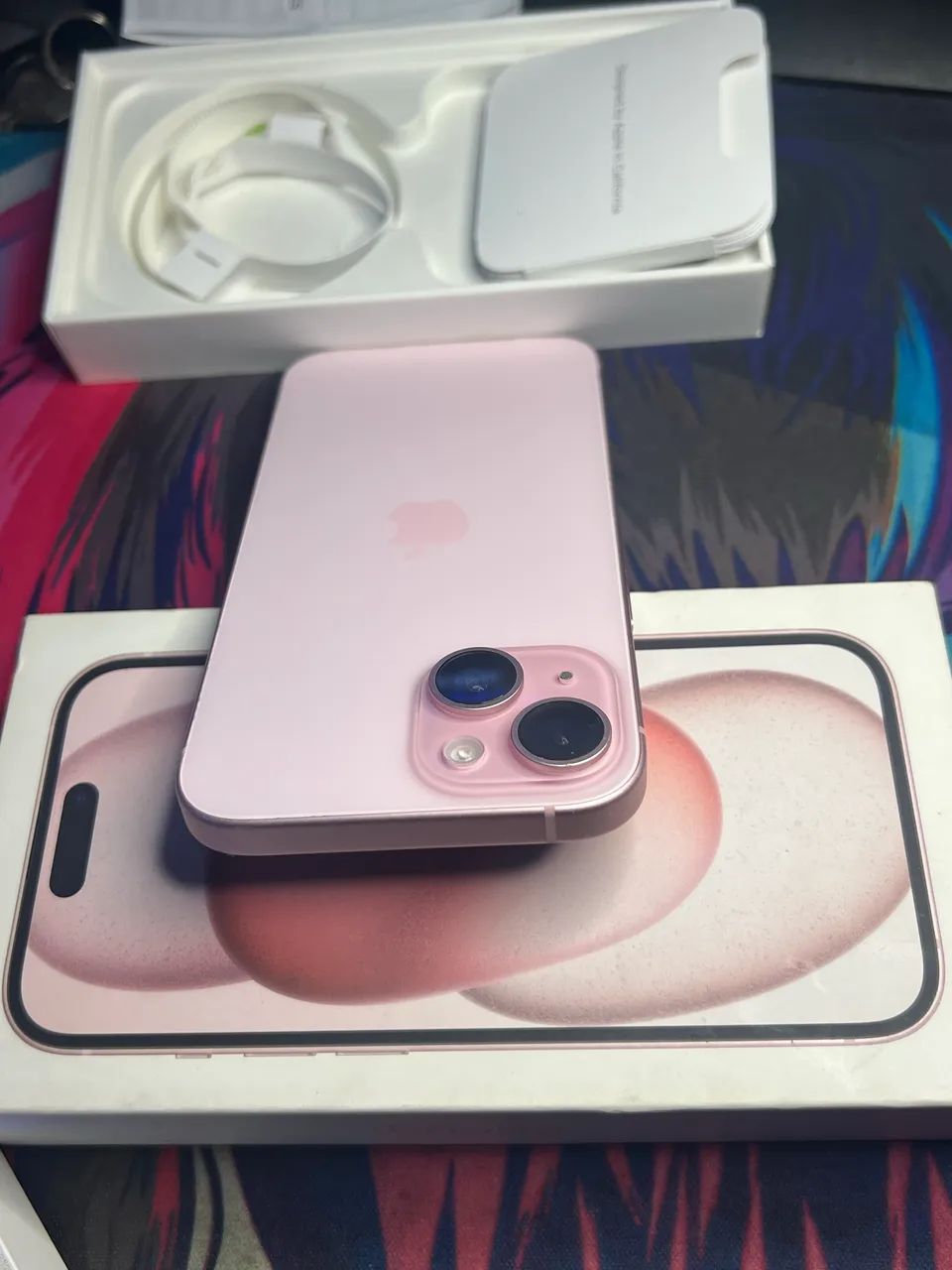 iPhone 15 128gb com caixa 100% bateria  - Foto 5
