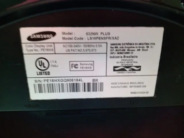 Monitor Samsung 16 Para PC. Leia a descrição do Anuncio! - Foto 4