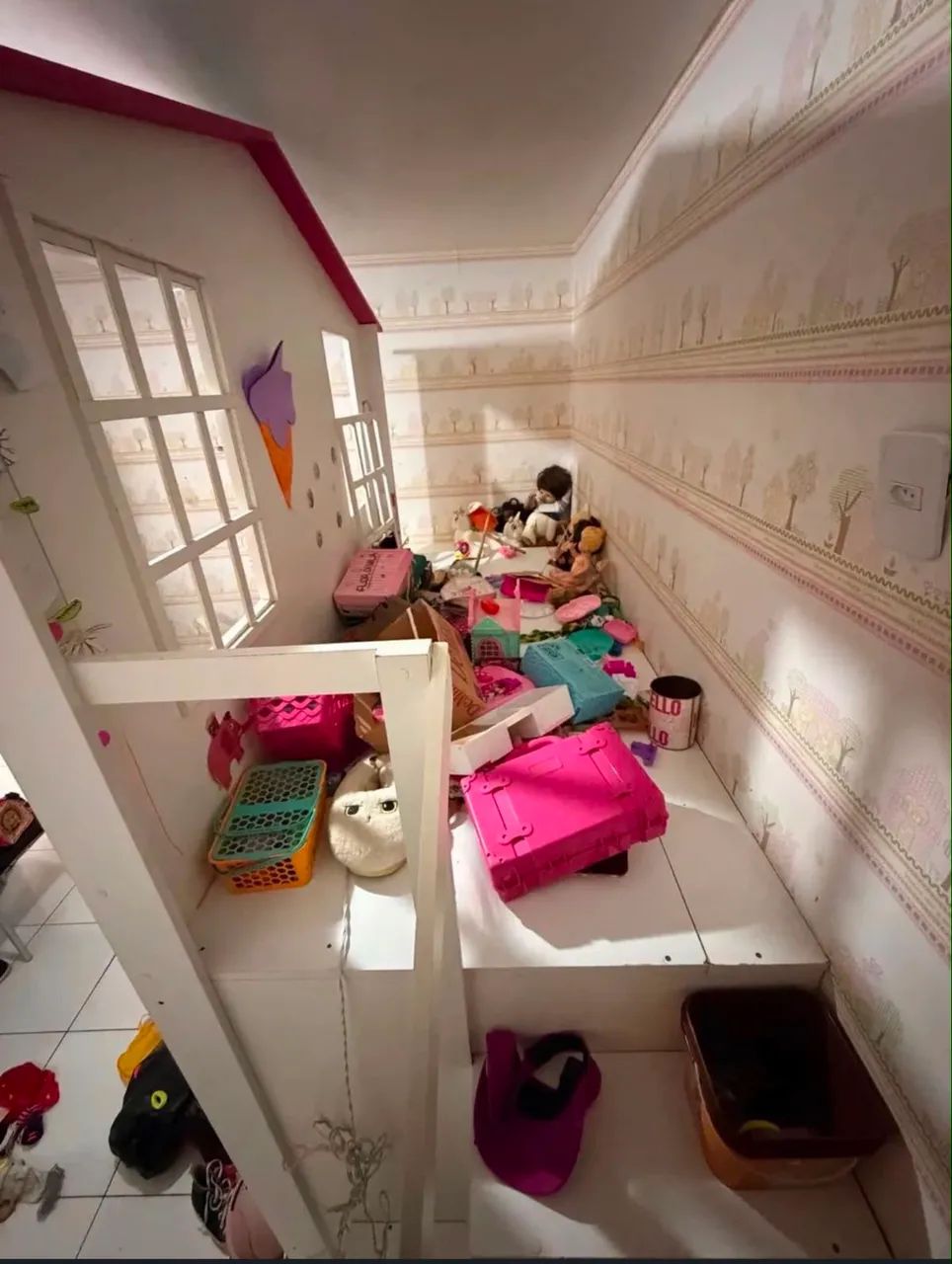 Casa de princesa com gaveta e beliche embutido  - Foto 5