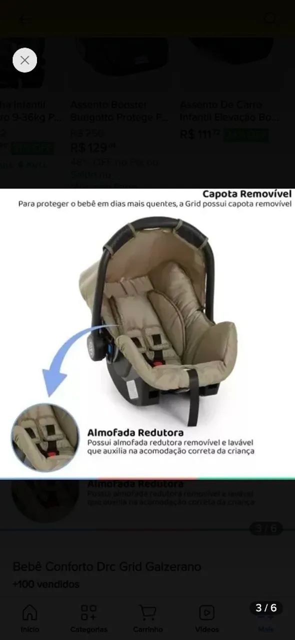 Bebê conforto - Foto 3