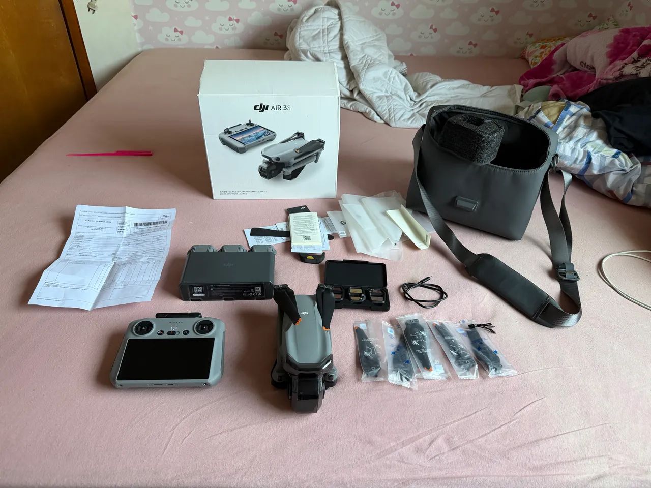Drone Dji air 3s combo fly more (anatel com nota fiscal) - Foto 3