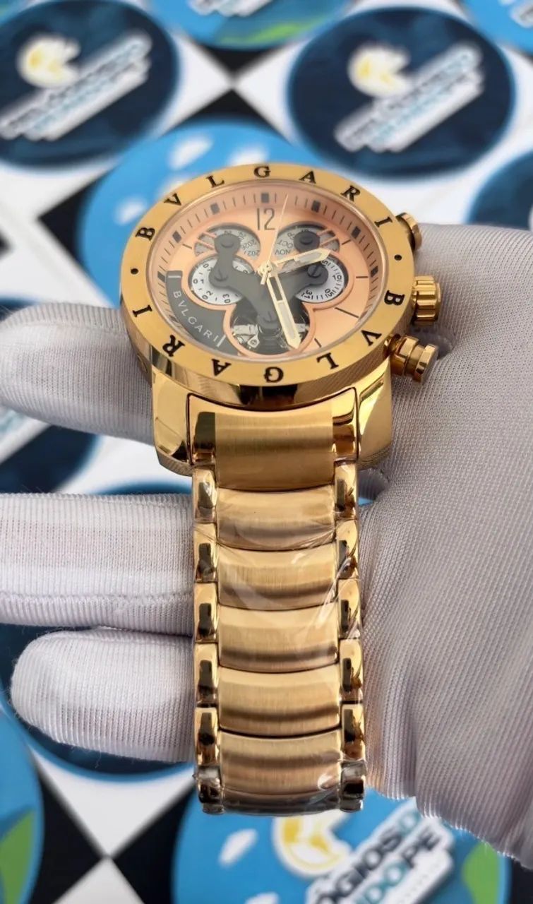 RELÓGIO BVLGARI AUTOMÁTICO - DOURADO