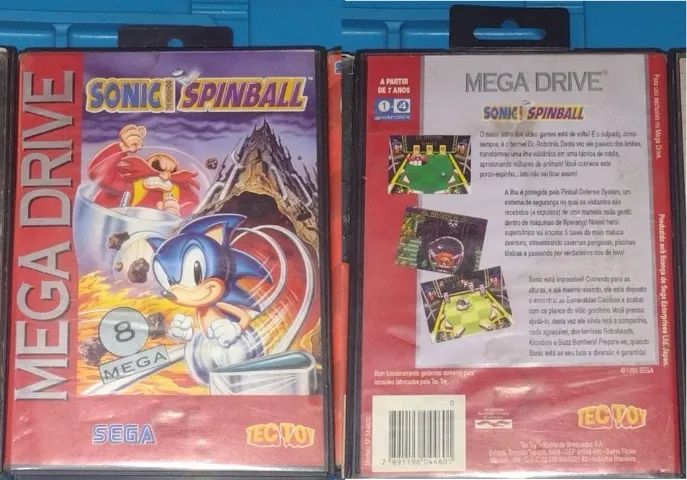 Mega Drive - Jogo e Acessórios