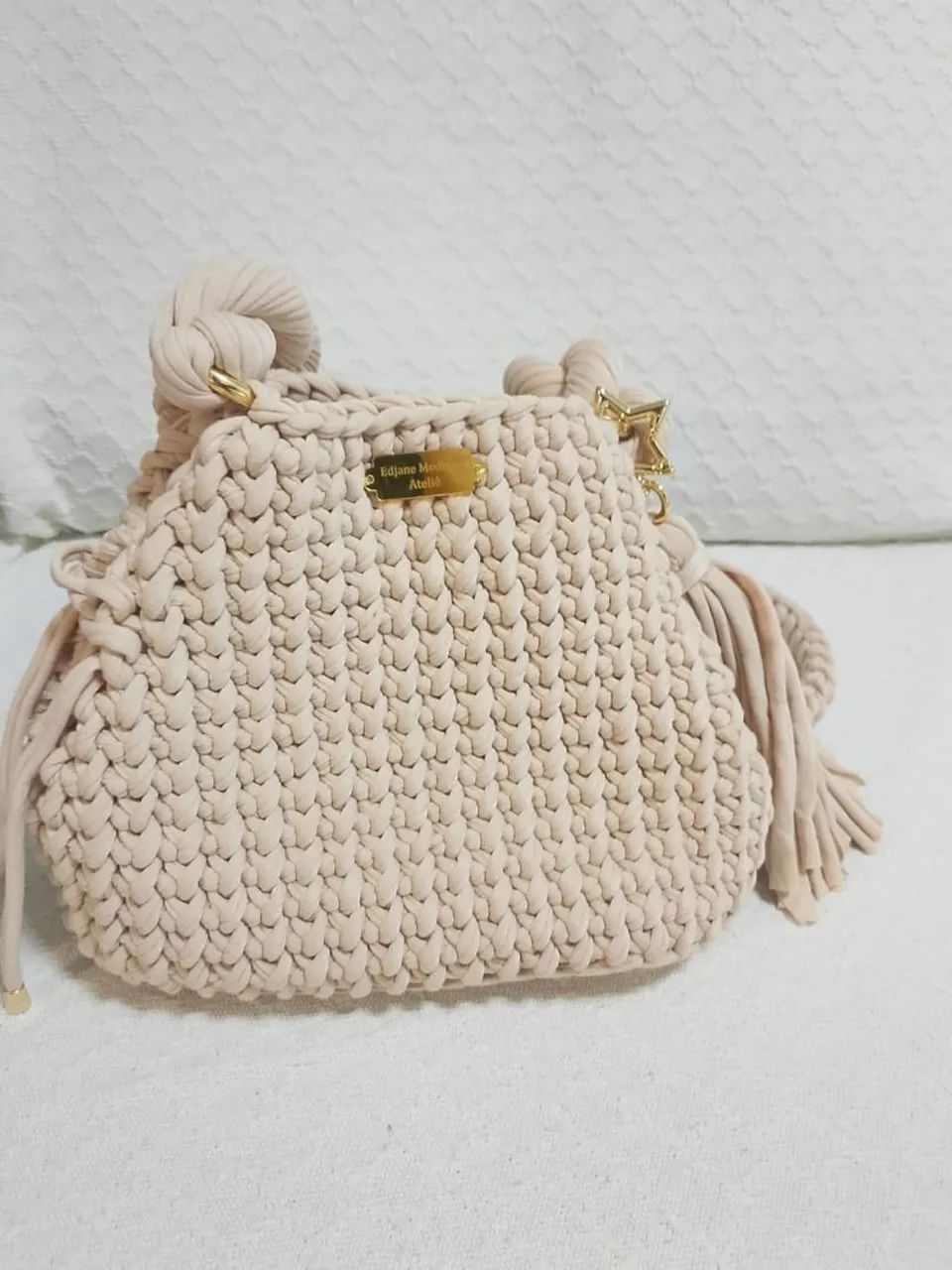 Bolsa nova de crochê