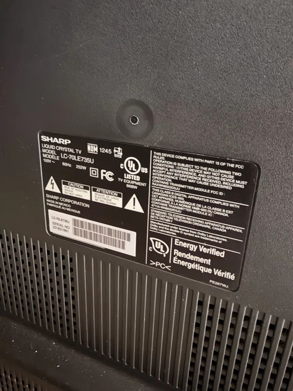 TV SHARP AQUOS QUATTRON 3D ? 70 POLEGADAS - Foto 4