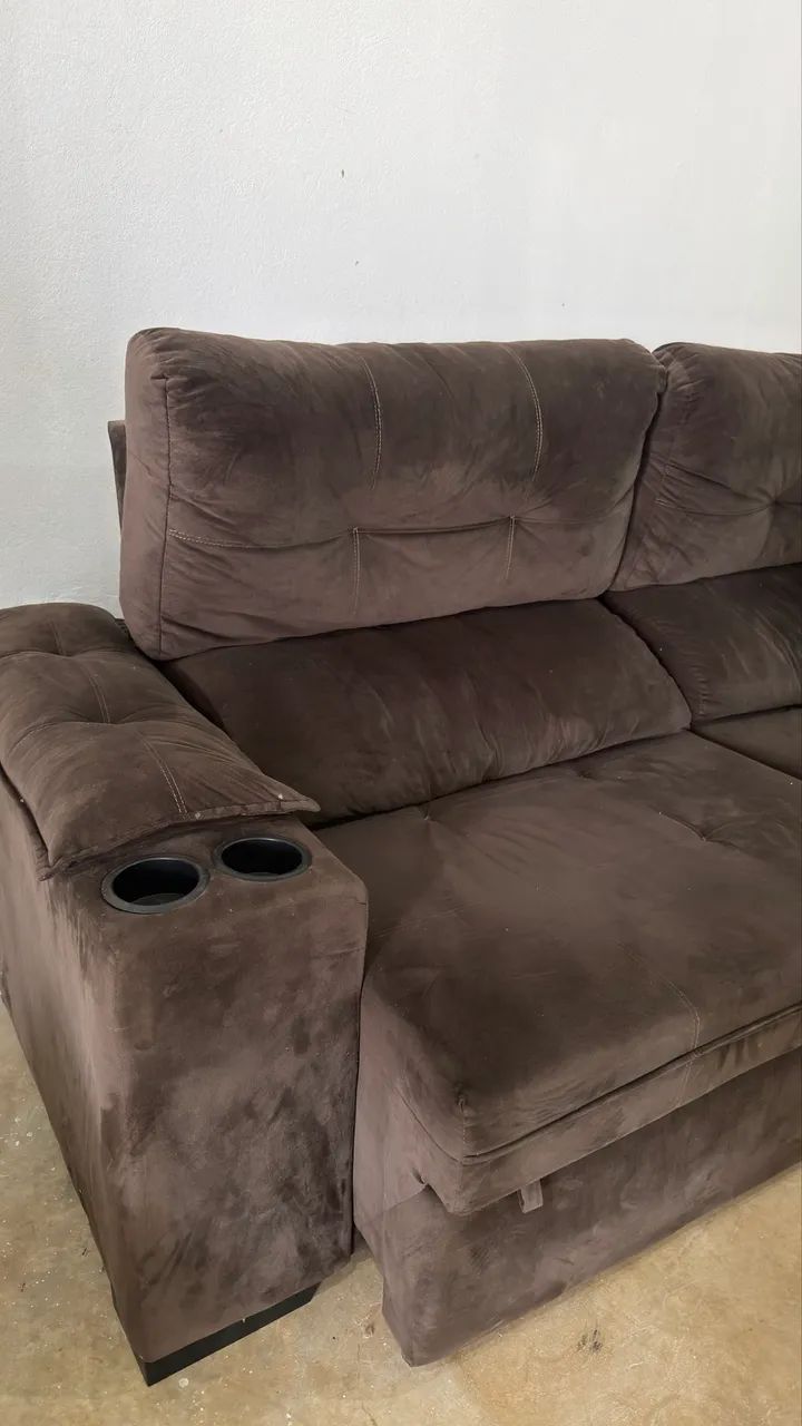 SOFÁ SEMI-NOVO USADO 2 MESES - Foto 4
