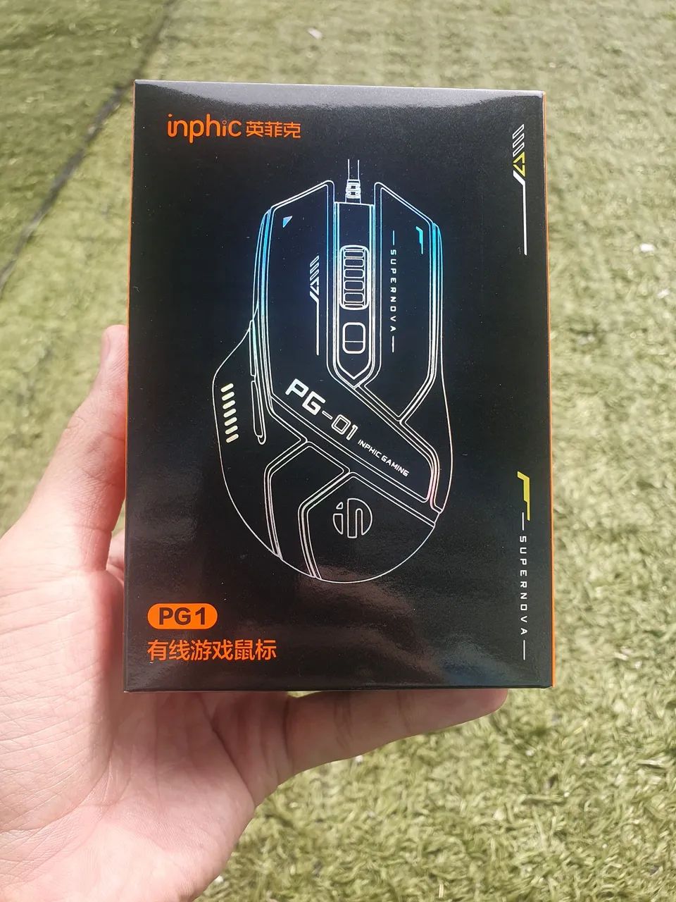 MOUSE GAMER COM FIO - PG-01 inphic