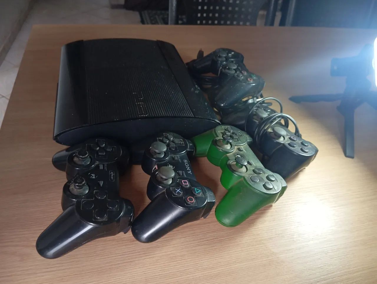 Ps3 desbloqueado! 5 controle, e cabo ! - Foto 2