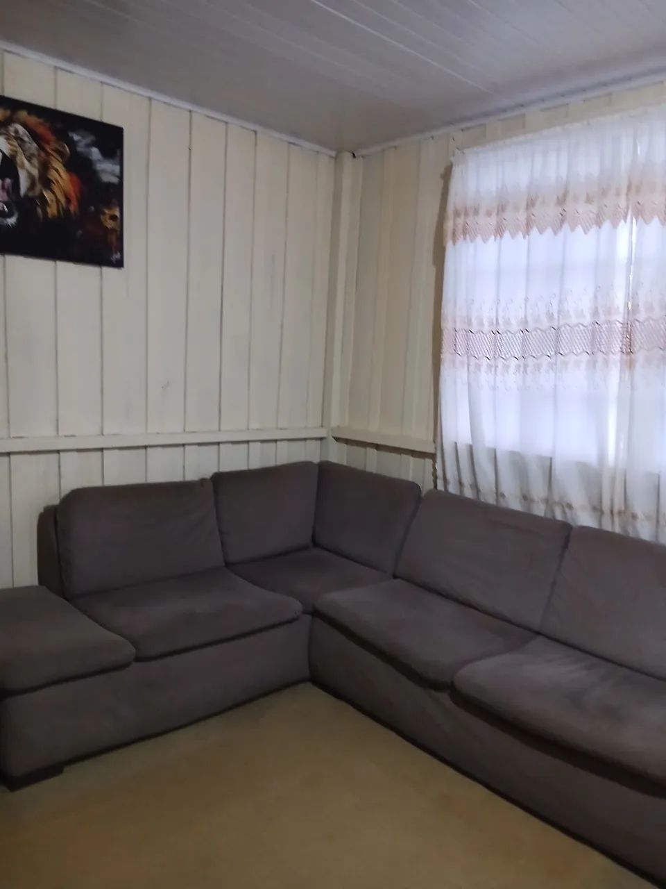 A venda um lindo sofá de canto super confortável tecido  sued - Foto 3