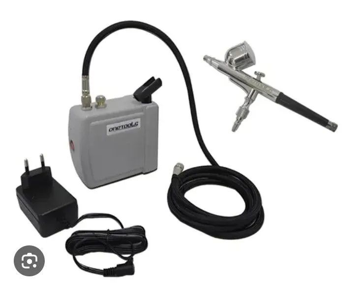 Mini aerógrafo completo e novo na caixa 