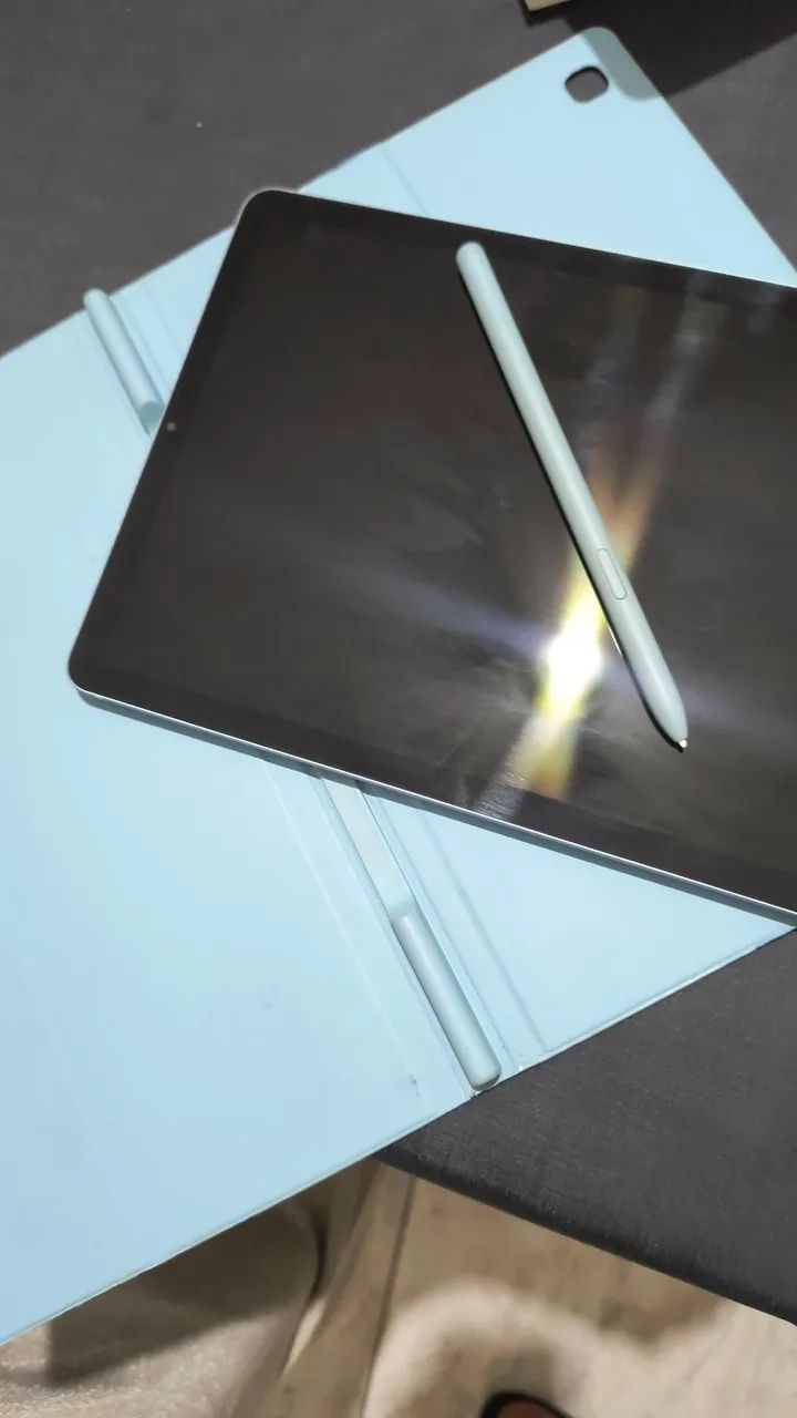 Galaxy tab s6 Lite 128gb com capa e s-pen - Foto 3