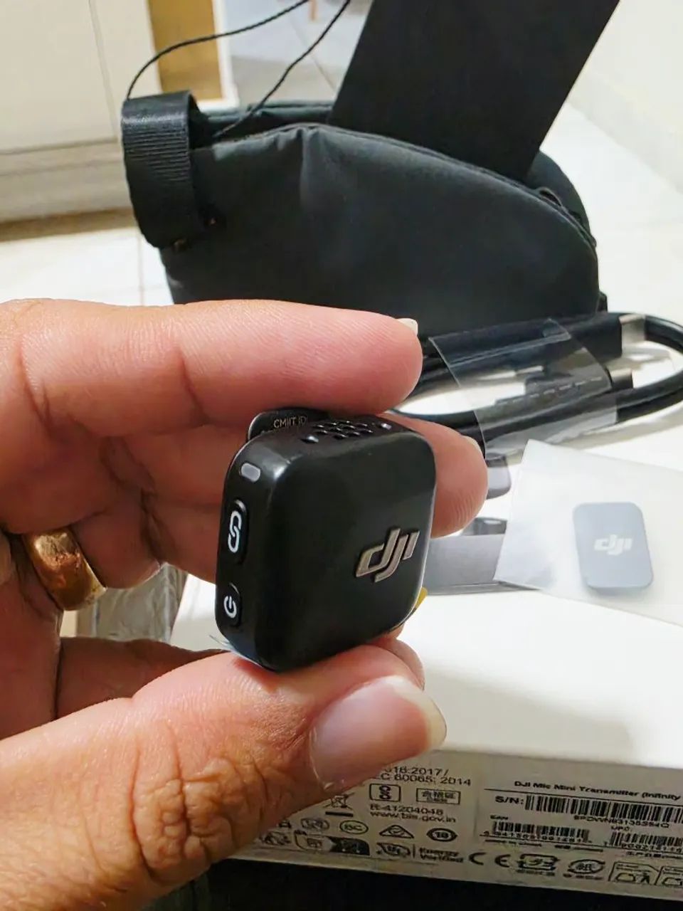 DJI Mic Mini - Somente Microfone Lapela Sem Fio - Foto 4