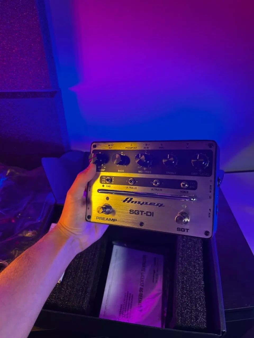 Pedal Pré-Amp AMPEG SGT-DI - Foto 3