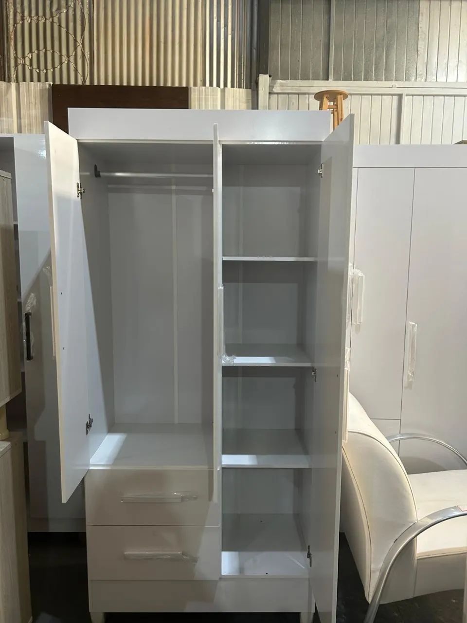 Guarda roupa branco - entregamos  - Foto 2