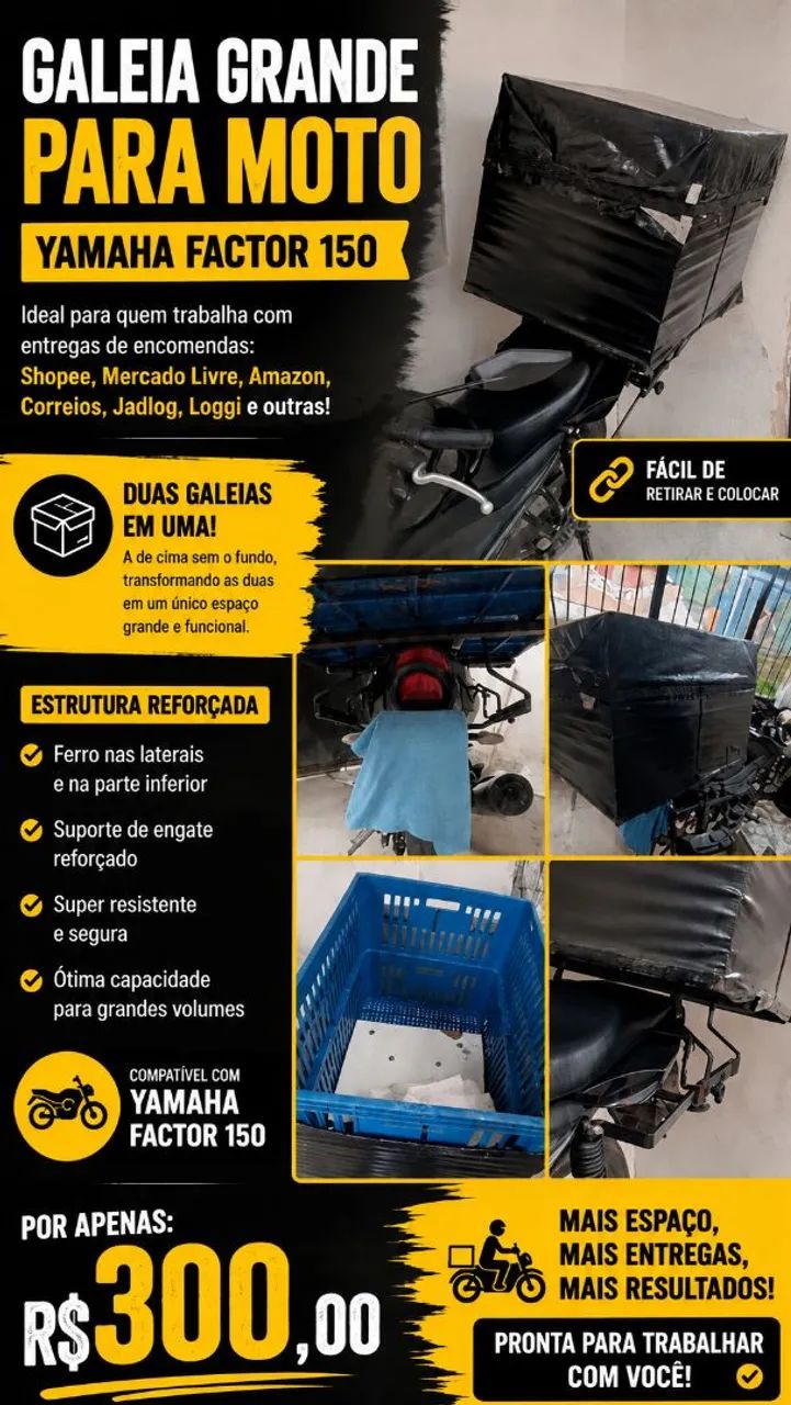 Galeia Grande + Suporte para Factor