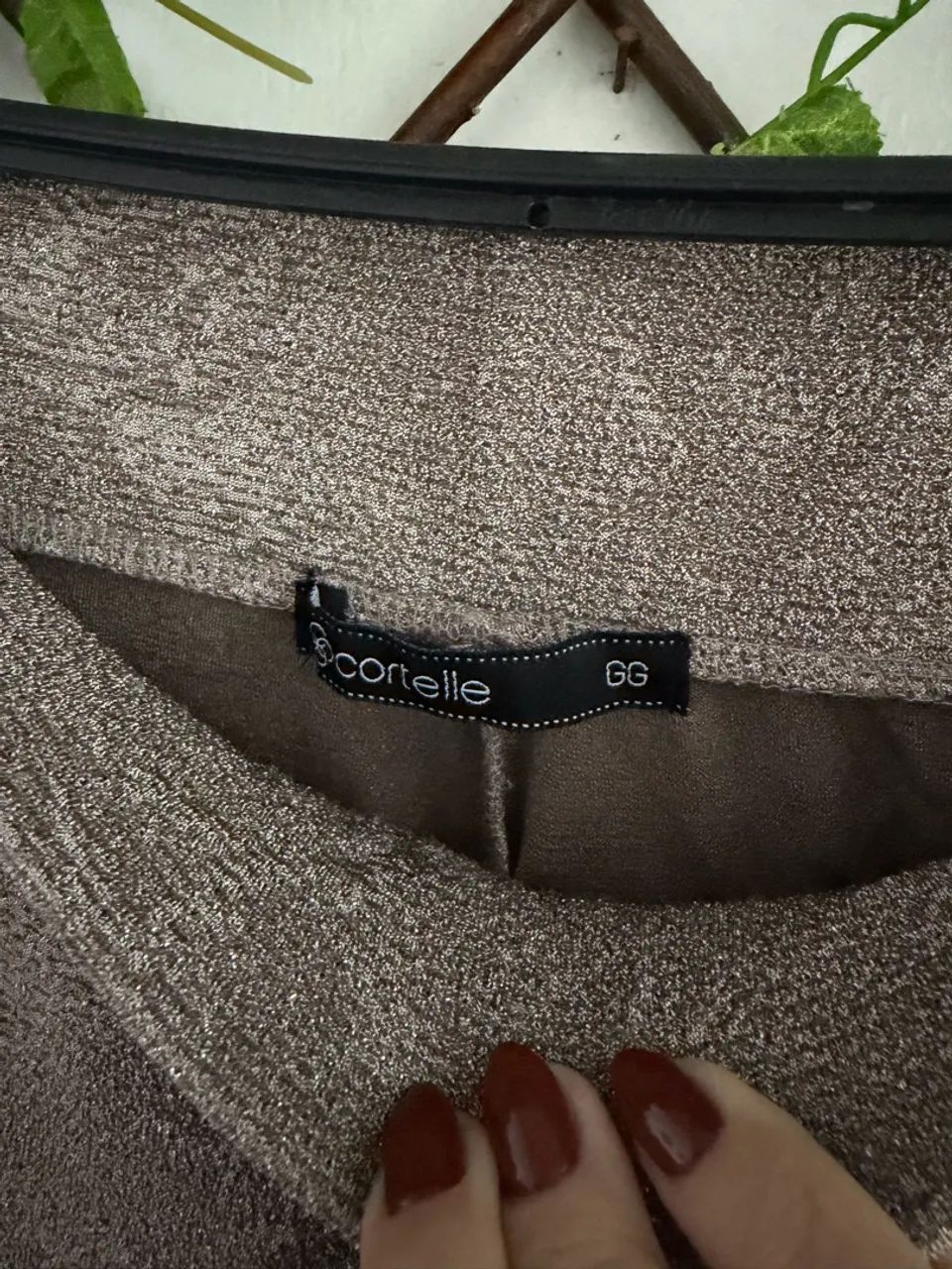 Calça Pantalona cinza - Foto 2
