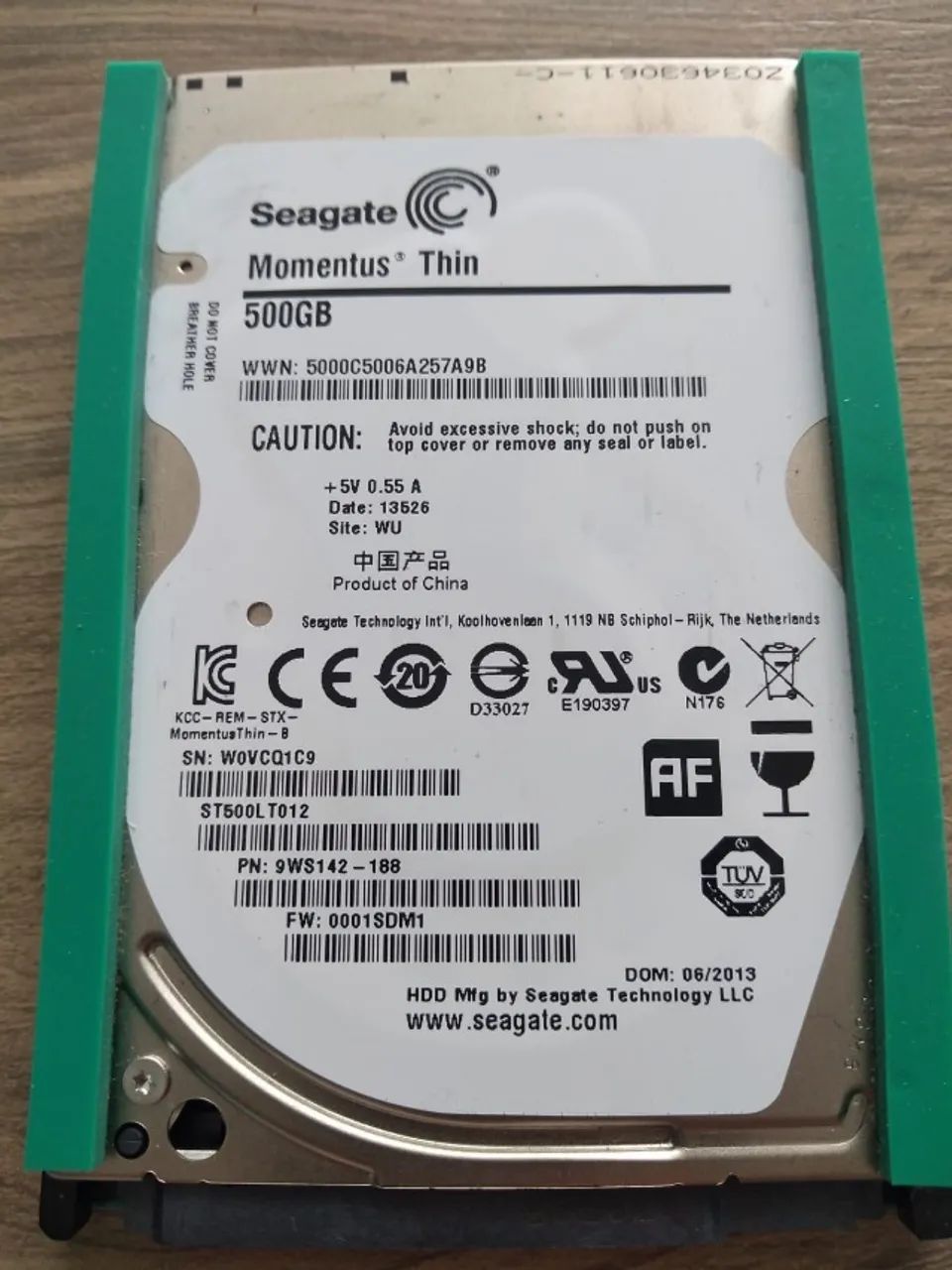 Hd Seagate 500gb SaudávelCor Prateado