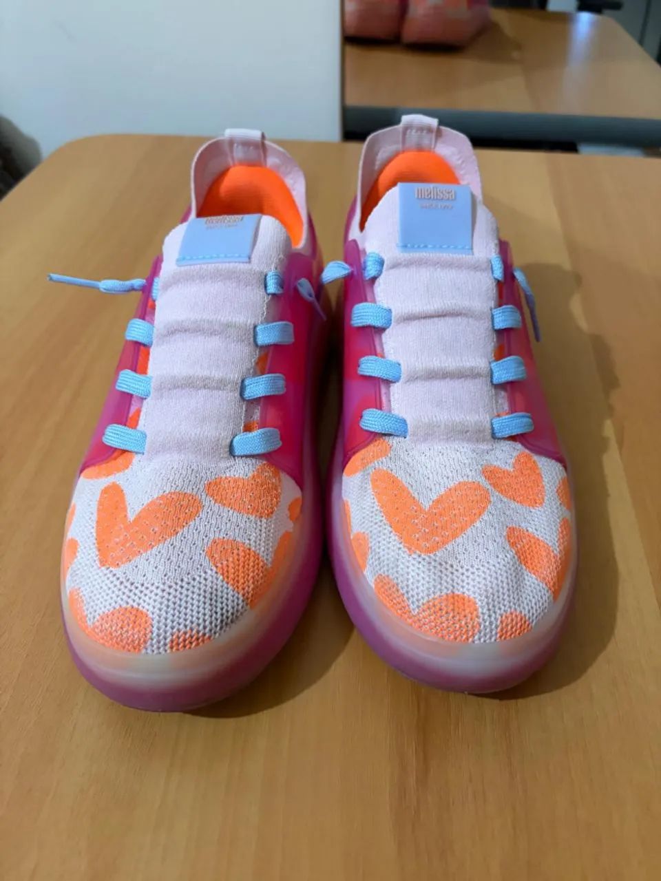 Tênis Melissa Urban Rosa e Laranja
