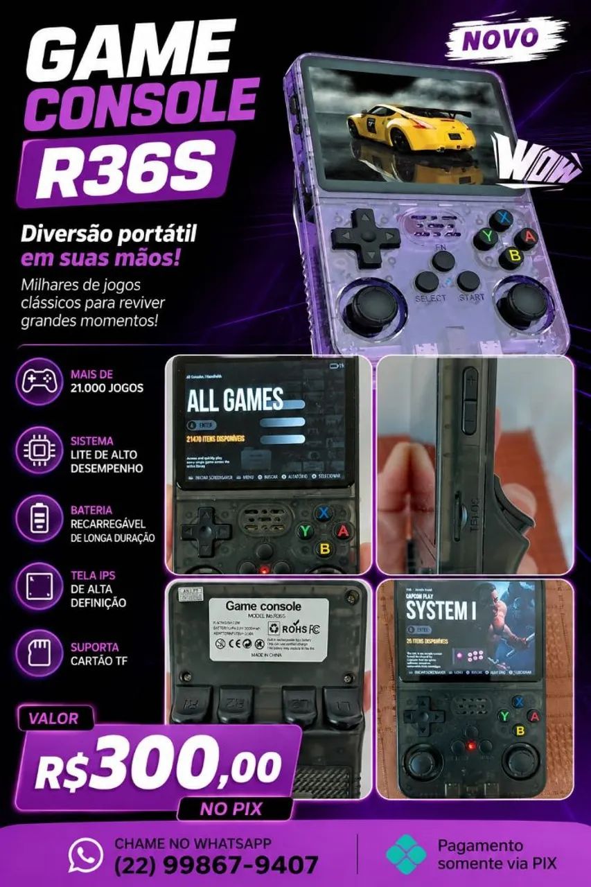 Game Console R36S 
