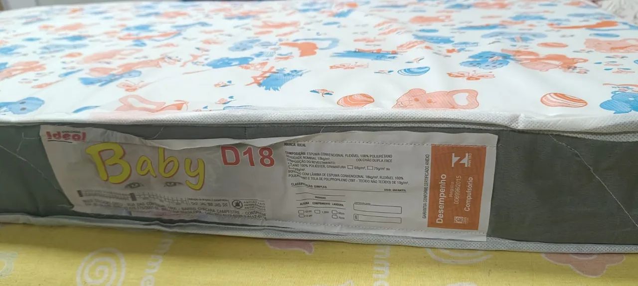 Berço e colchão infantil  - Foto 6