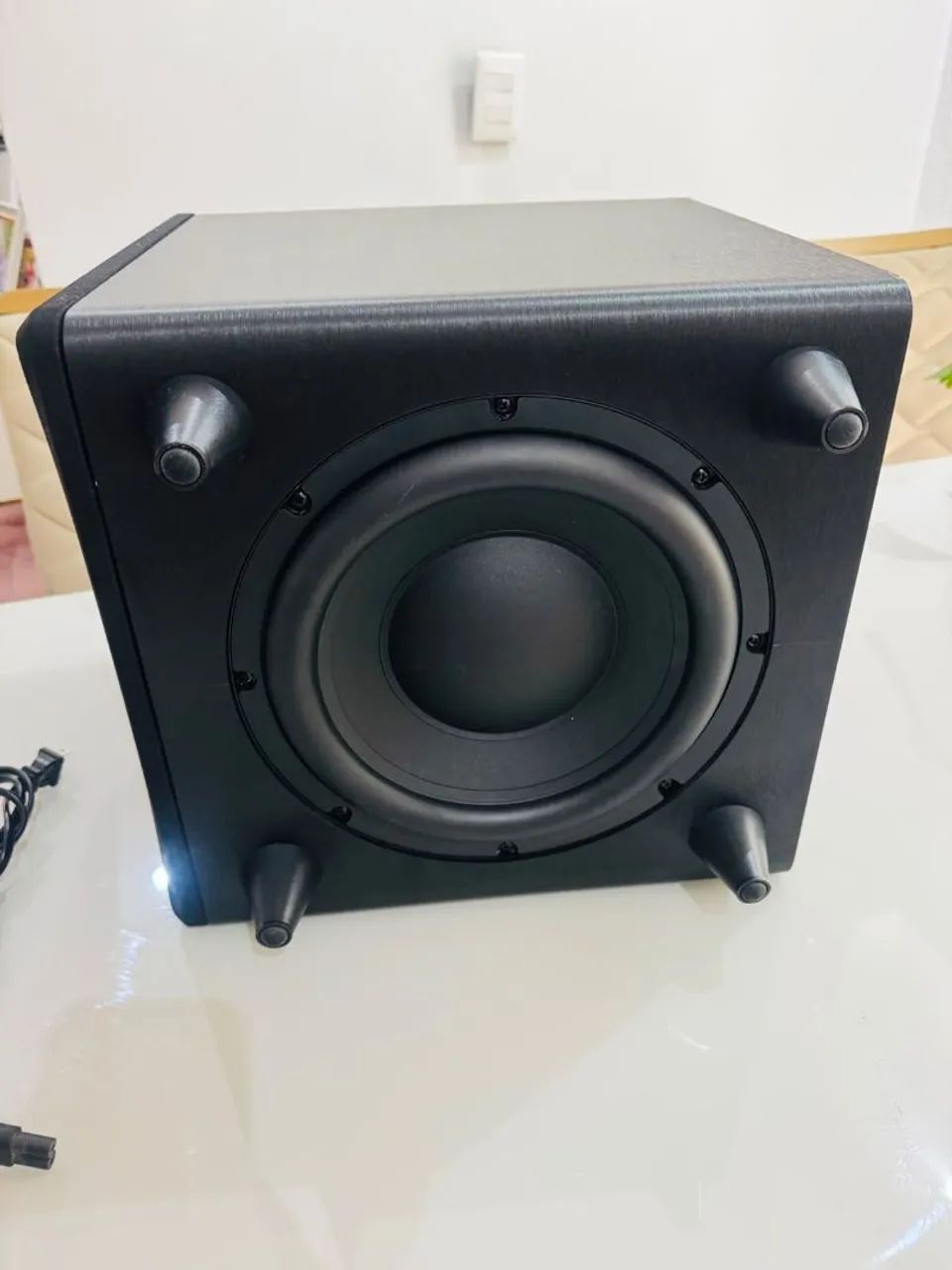 Subwoofer Origin Acoustics SUBV10P Preto  - Foto 4