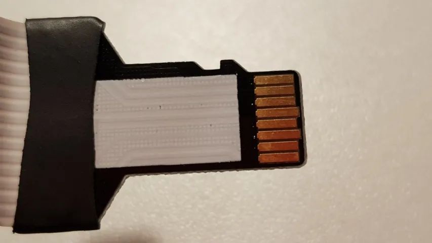 Cabo Flat Extensor De Cartão Micro Sd Tf Macho Para Fêmea - Foto 5