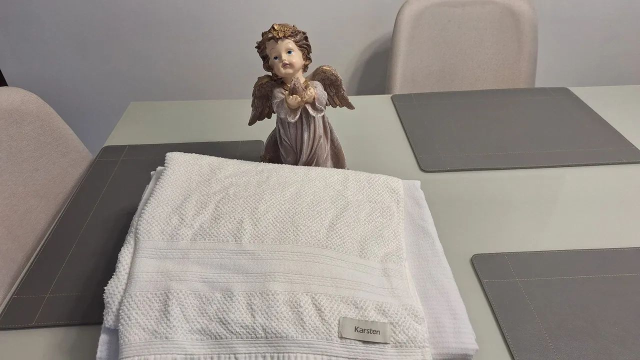 Lençol Cama e toalha Branca  - Foto 3