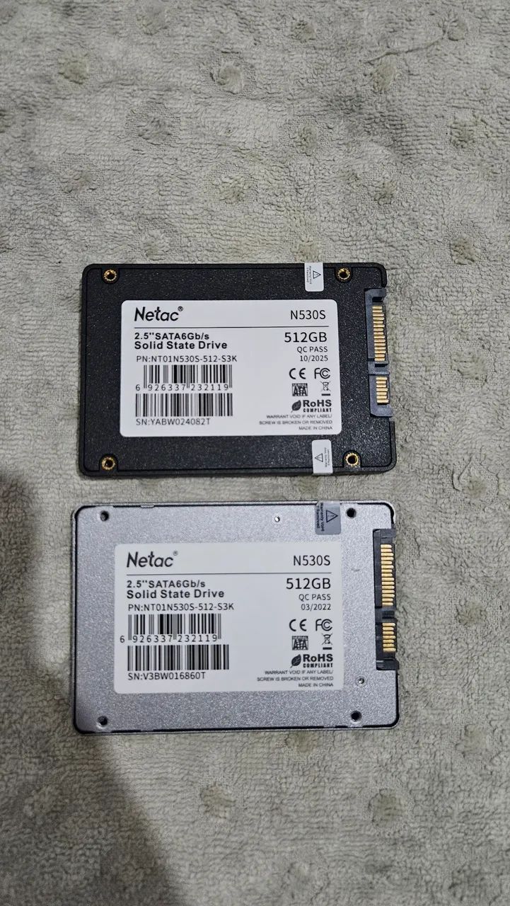 2 SSD Sata Netac 512gb - Foto 2