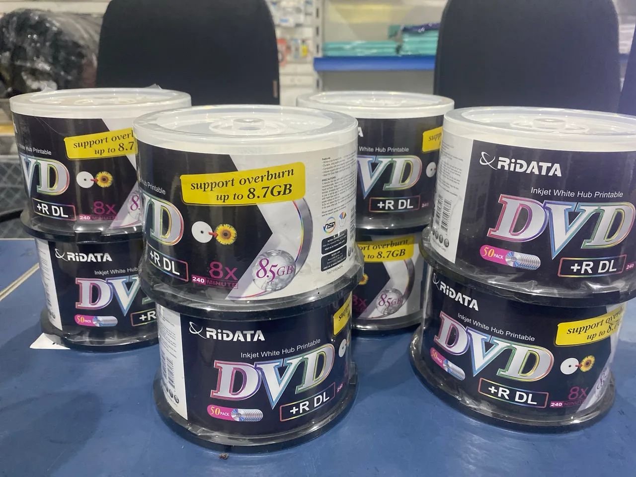 400 Dvd Ridata 8.5 dl Printable suportes overburn - CDs, DVDs etc