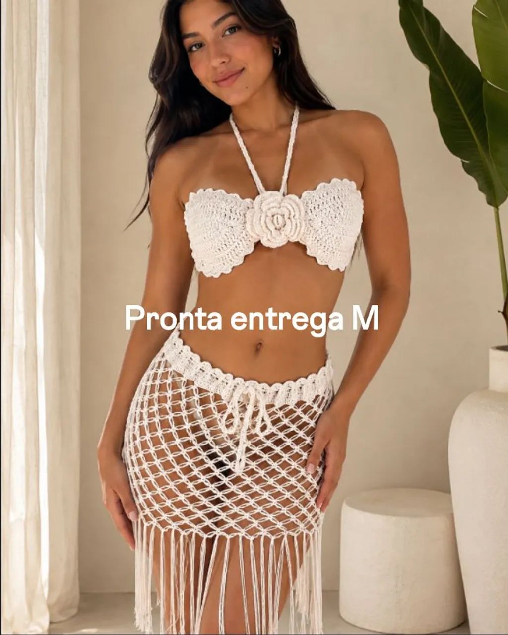Moda praia em crochê  - Foto 4