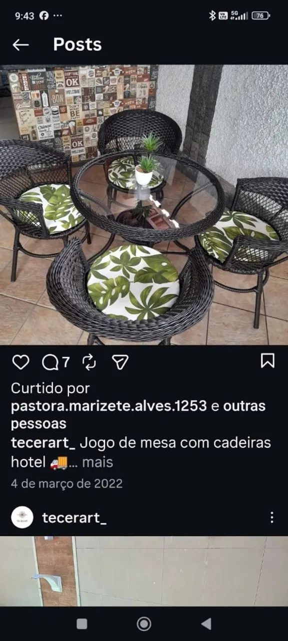 Móveis de fibra sintética  - Foto 3