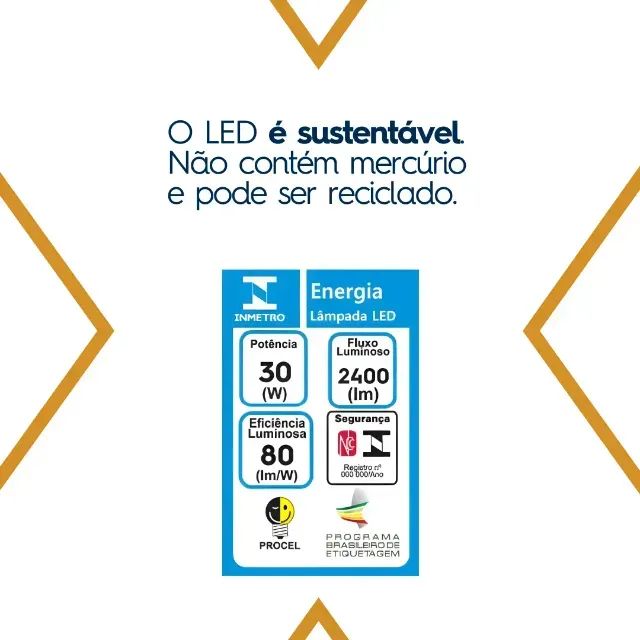 Lâmpada Led 30w Branco Frio Bivolt Goodlux - Foto 3