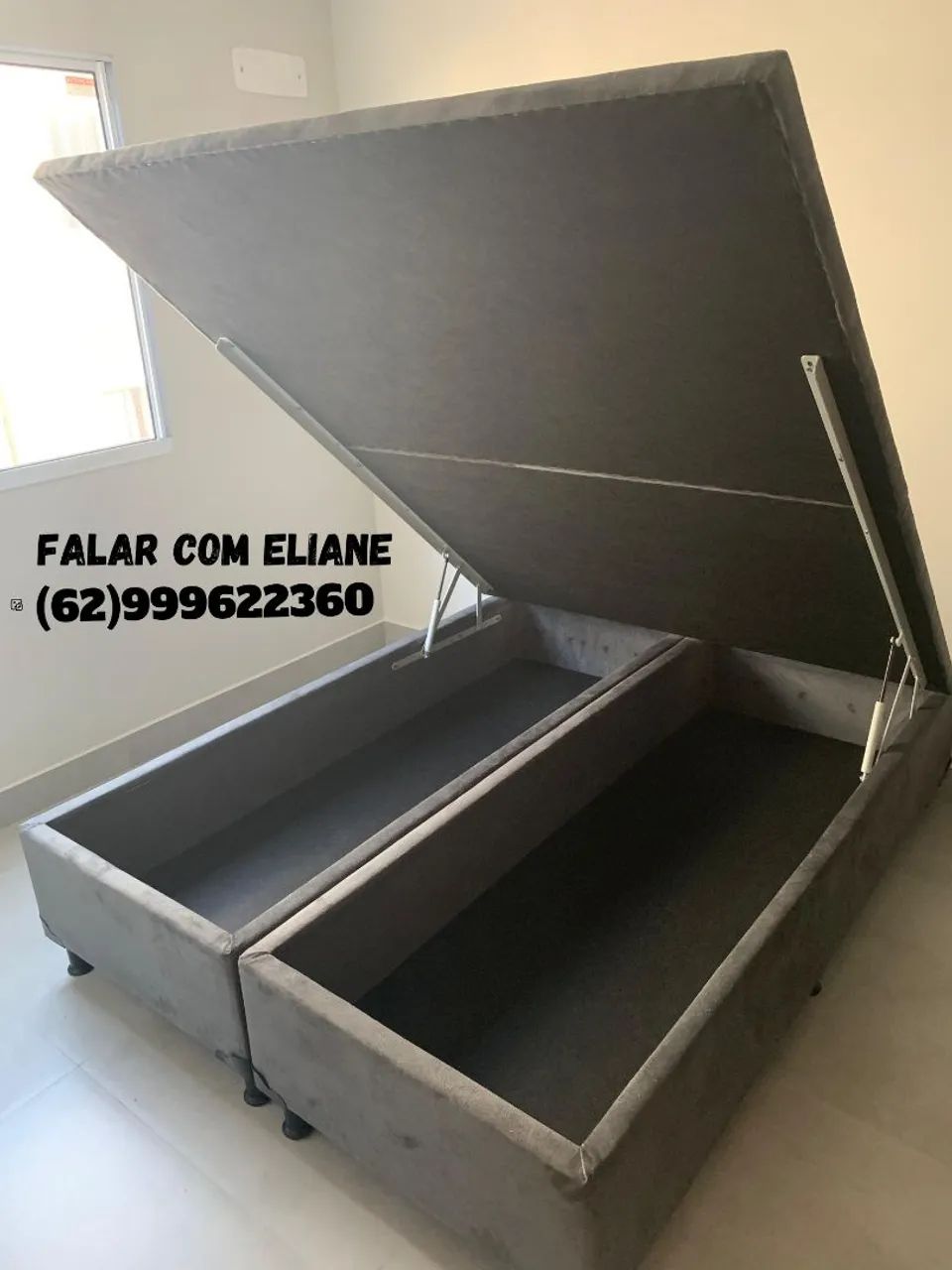 Box baú Queen size - Variedades em cores  - Foto 2