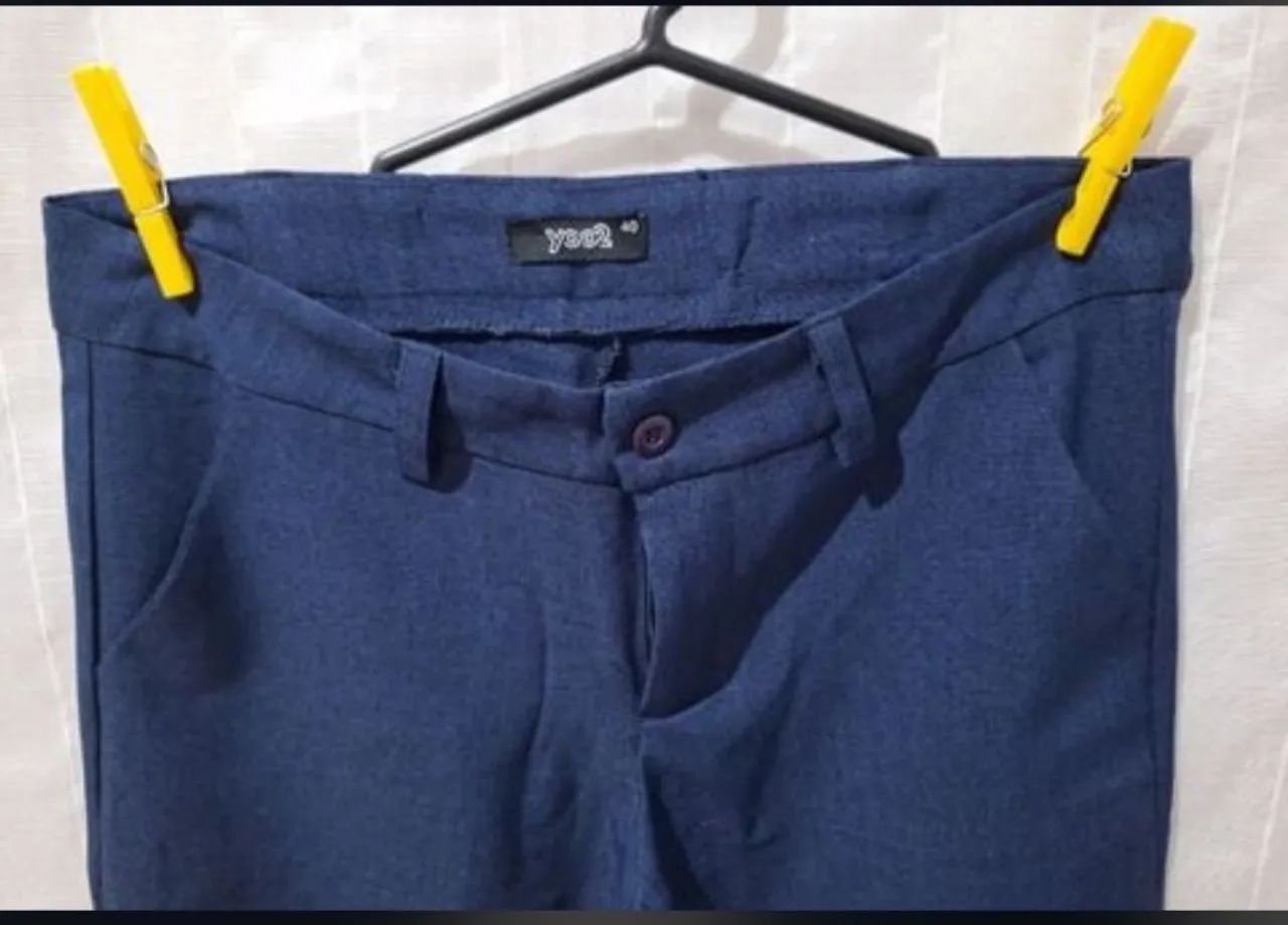 Calça feminina social azul marinho  - Foto 2