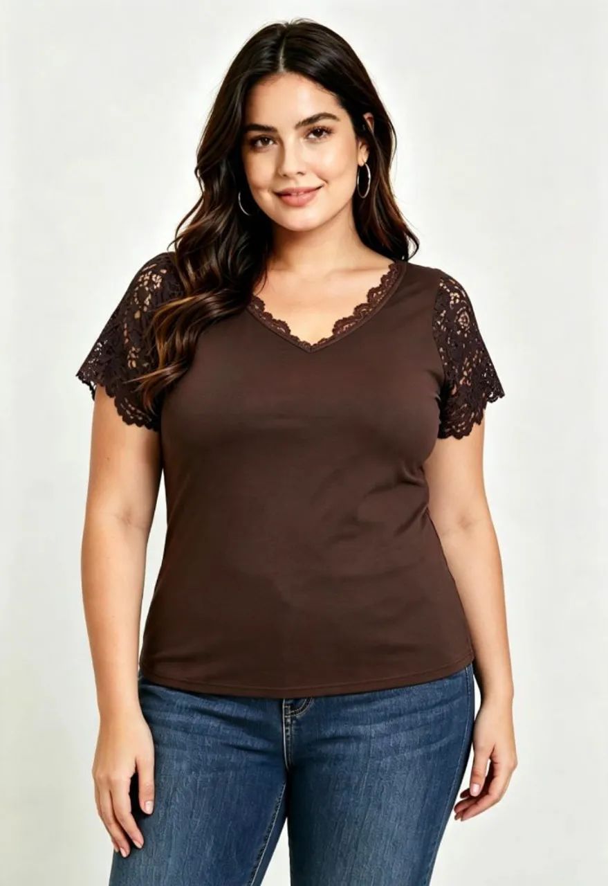 BLUSA MARROM TAMANHO G