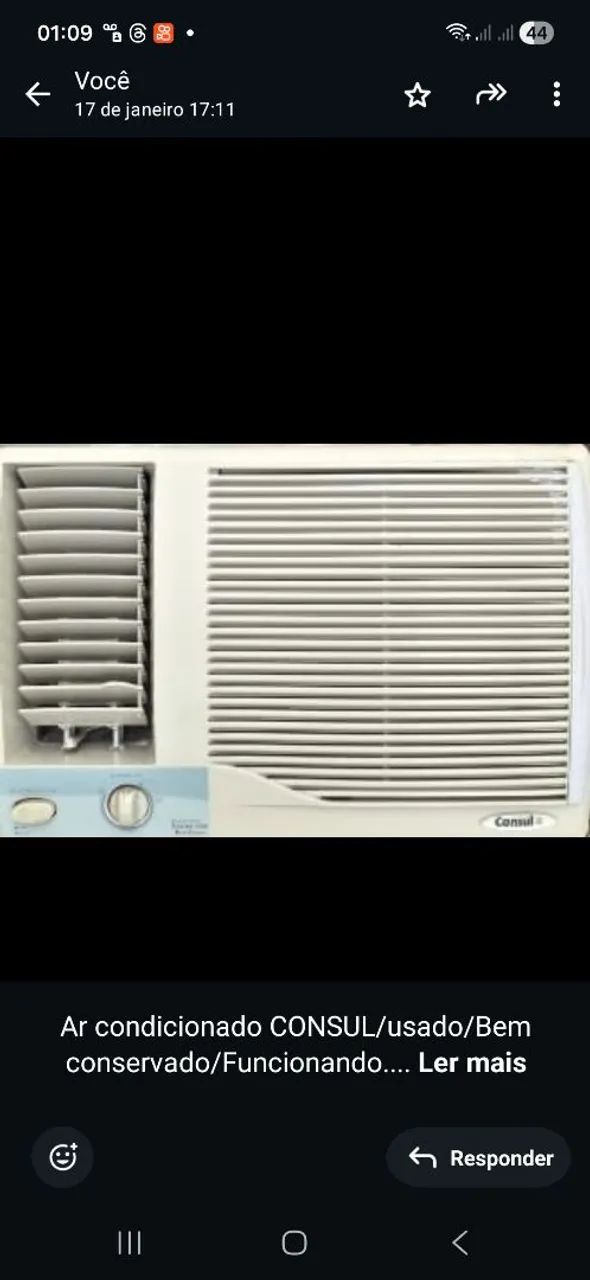 Vendo - Ar condicionado CONSUL - Usado/bem conservado/funcionando -  7.500 BTUs - 220v. 