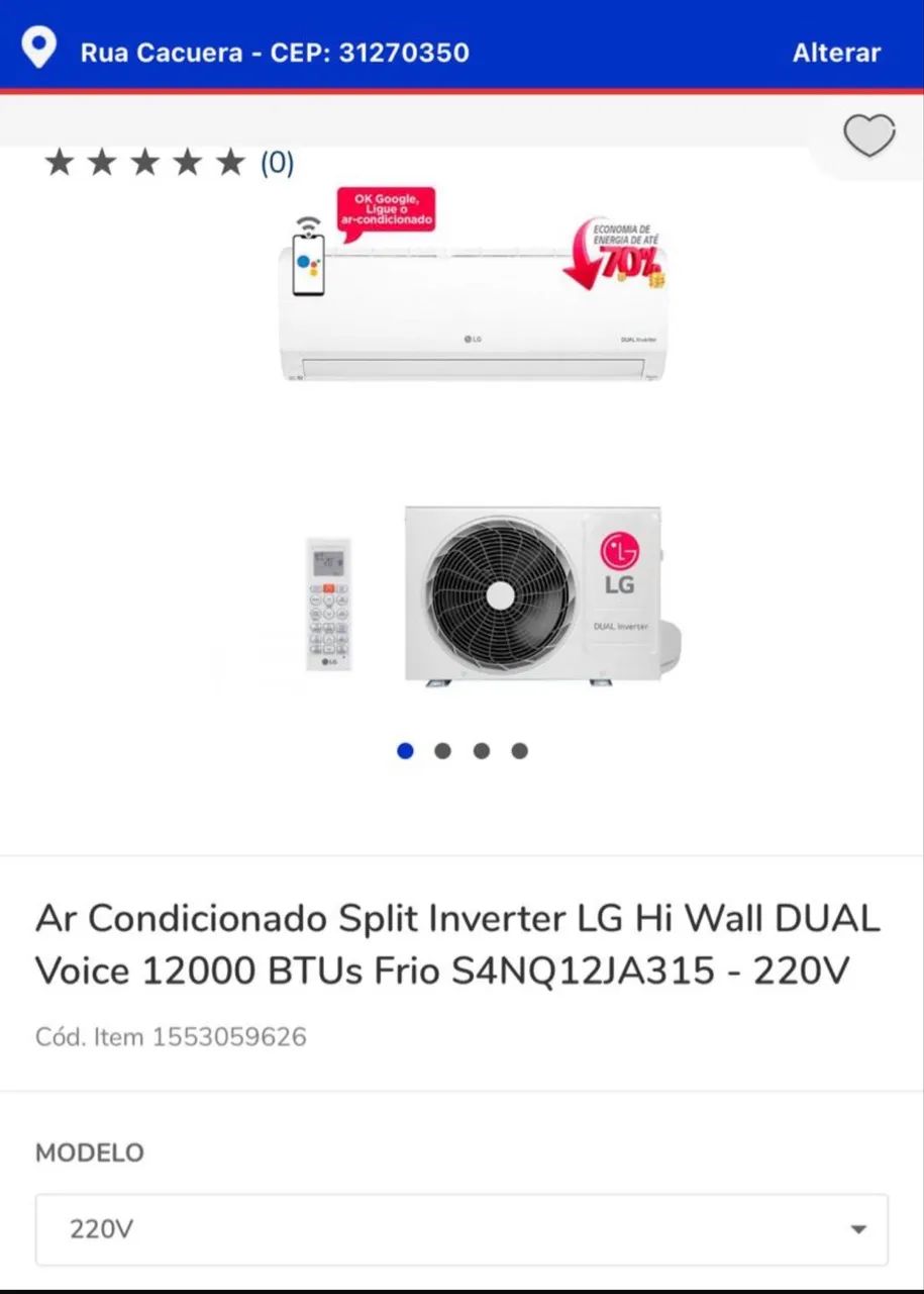 Ar Condicionado Split Inverter 12000 BTU - Foto 2