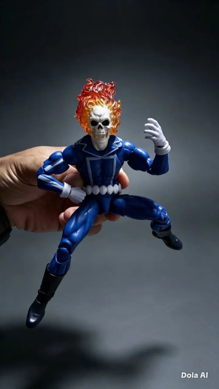 Motoqueiro fantasma Marvel legends  - Foto 3