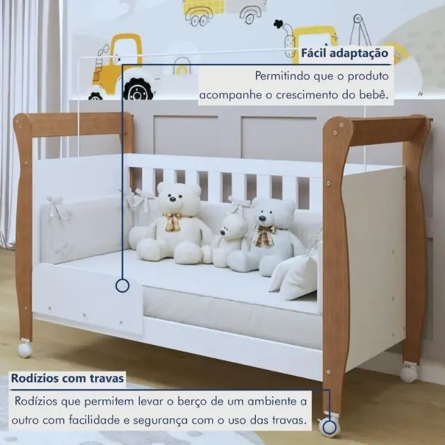 BER ÇO MINI CAMA COM COLCHÃO - Foto 2