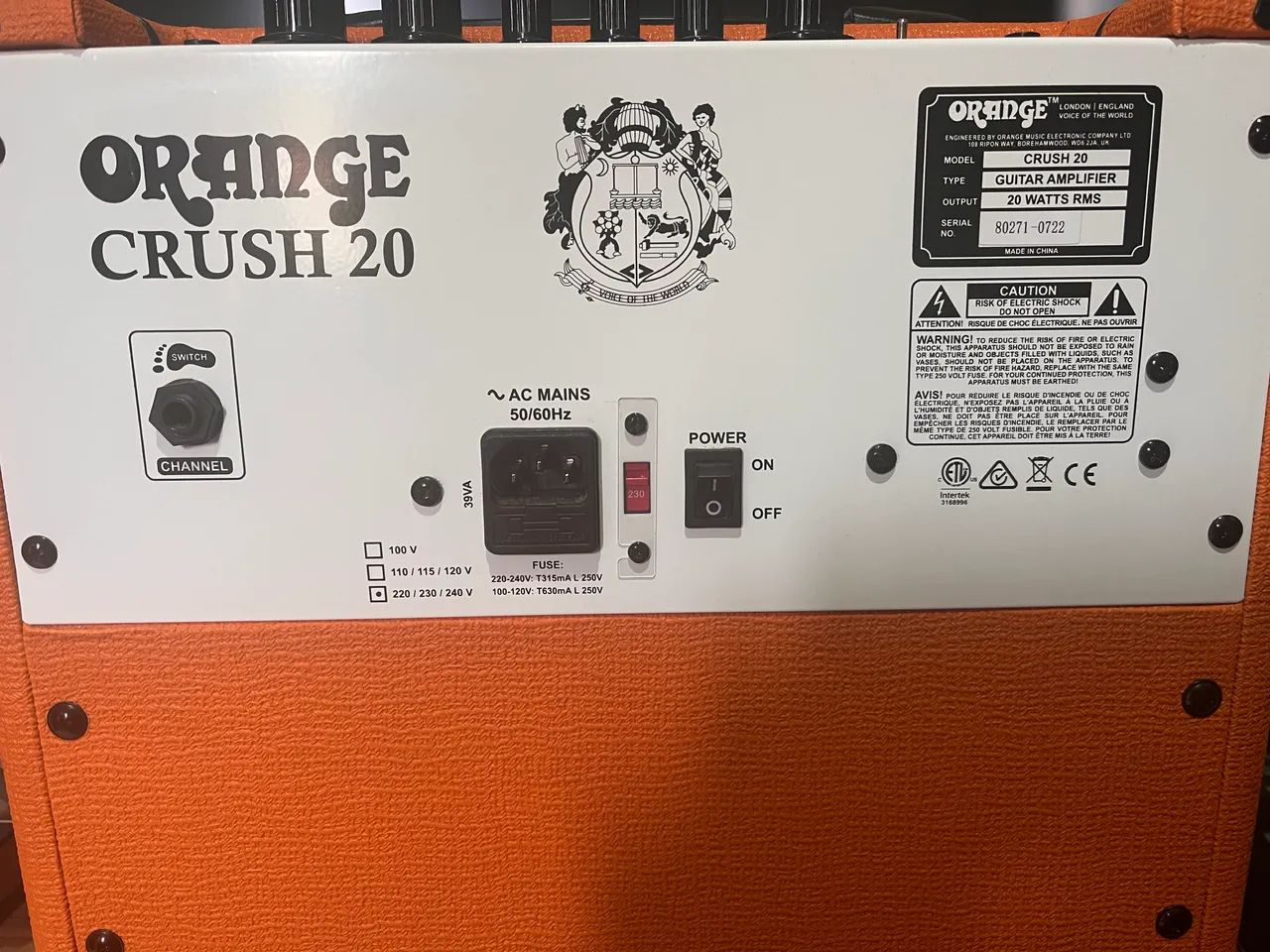 Amplificador Orange Crush 20 - Foto 3