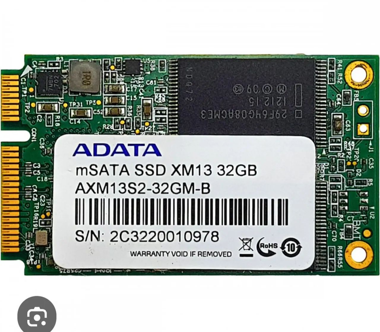 SSD msata ou gaveta msata só retirada