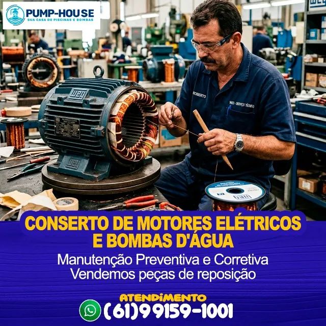 Bomba Para Piscina 1/3Cv 3A-M T-Plas Monofásico Jacuzzi - Foto 3