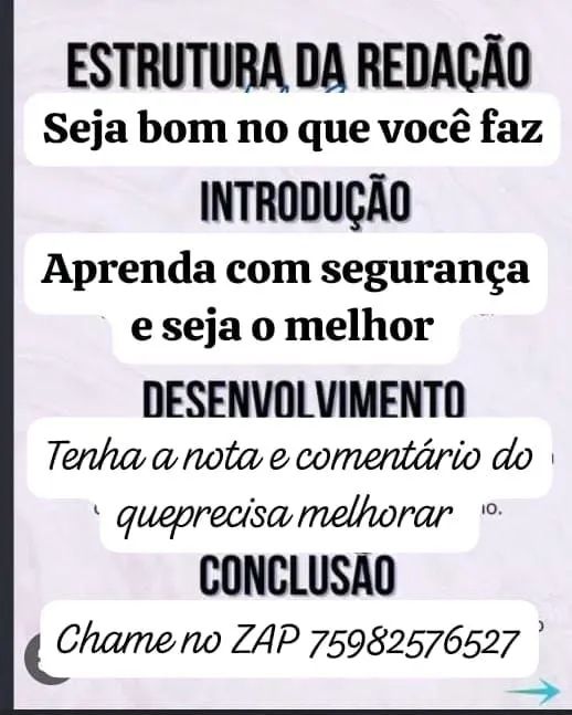 Correção de redação para concurso 