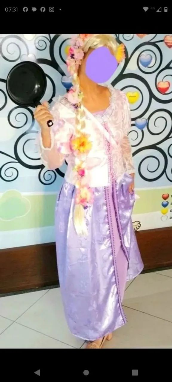 Vestido cosplay Rapunzel  - Foto 2